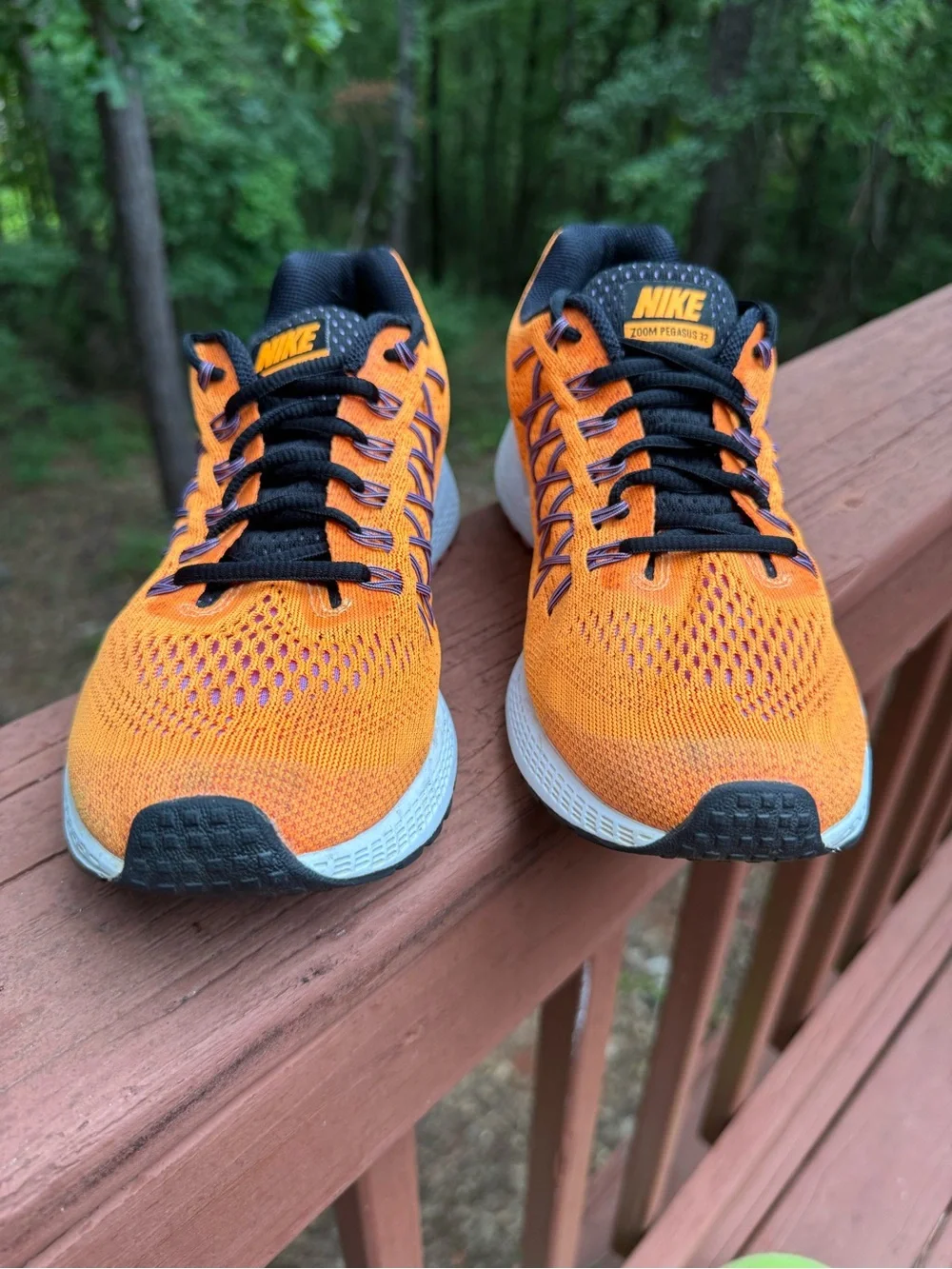 Nike Air Zoom Pegasus 32 Women’s 9 Bright Citrus Orange Running Shoes 749344-805